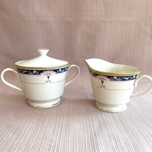 Lenox ~ Palmyra ~ Sugar & Creamer Set ~ Pattern Discontinued in 1994 - Unused